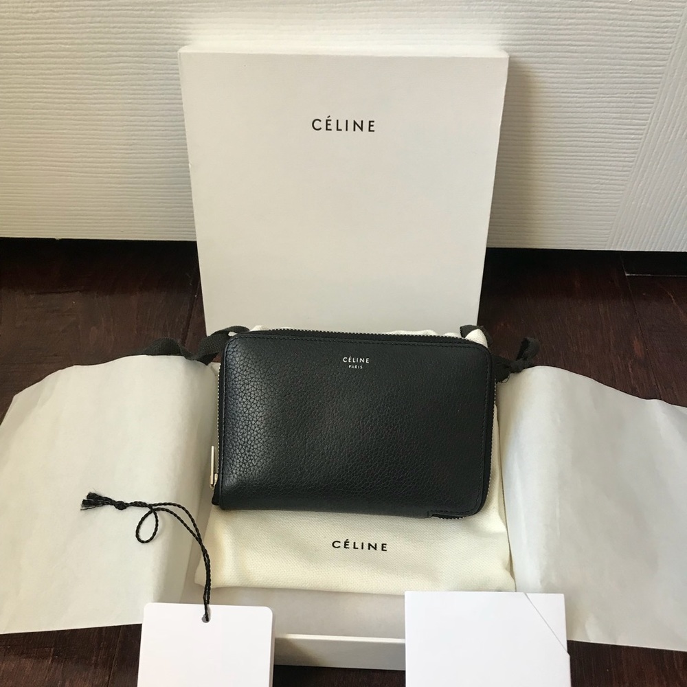 Celine zipped around wallet